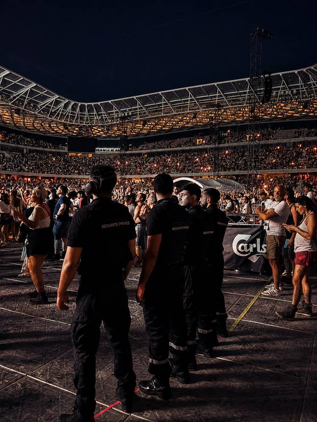 Dispositif de sécurité en concert